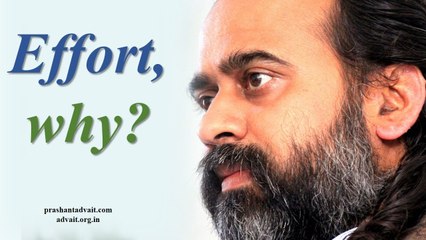 Acharya Prashant, with students: Why must you put in so much effort?