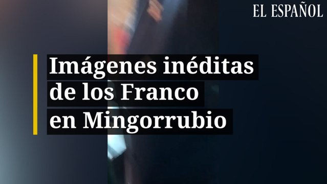 Imágenes inéditas de los Franco en Mingorrubio