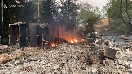 At least 49 structures destroyed by Kincade Fire in Geyserville, California