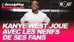 Kanye West joue avec les nerfs de ses fans