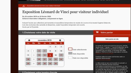Exposition « Léonard de Vinci » : le site du Louvre saturé de visiteurs !