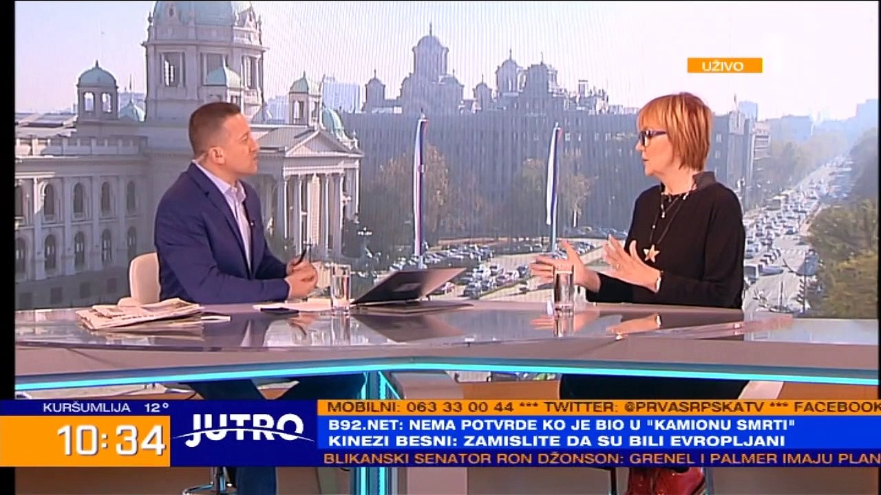 POZNATA SPISATELJICA PORUČILA SRĐANU SA TV PRVA: Ako ste Vučićeva televizija, onda je on FENOMENALAN FRAJER, VISOK, ZGODAN, ako niste Vučićeva onda ako je Srbiji alternativa onaj GROZAN MUŠKARAC koji onako vređa  žene...