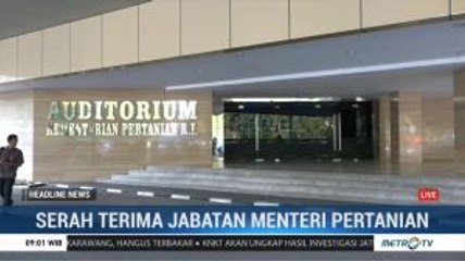 Sertijab Mentan dari Andi Amran Sulaiman ke Syahrul Yasin Limpo