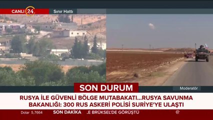 Rus askeri polisi Suriye'de devriyeye başladı