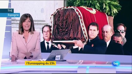 Eurozapping : la dépouille de Franco exhumée