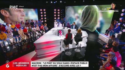 Macron : "le port du voile dans l'espace public n'est pas mon affaire", êtes-vous vous d'accord avec lui ? - 25/10