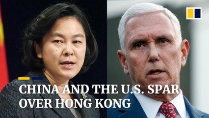 US and China spar over Hong Kong at delicate stage in trade negotiations