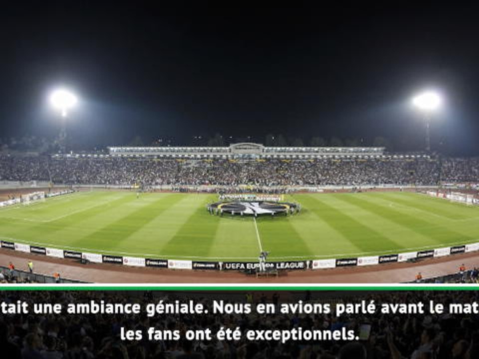 Groupe L - Solskjaer et l'entraîneur du Partizan saluent l'ambiance de Belgrade