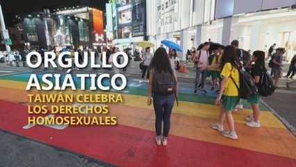 Orgullo asiático, Taiwán celebra los derechos homosexuales