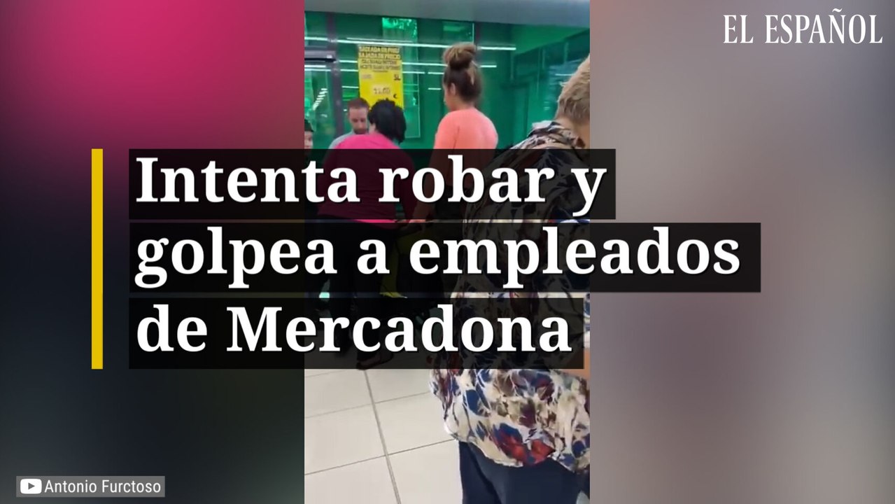 Intenta robar y golpea a empleados de Mercadona