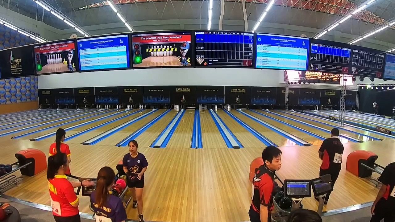Trios Squad 2 Block 1 - Lanes 11-18 - 25th Asian Tenpin Bowling Championships 2019
