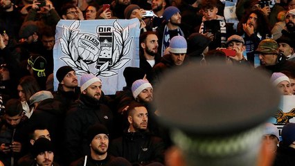 Lazio fans filmed making Nazi salutes on streets of Glasgow