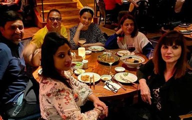 Thalaivi Kangana Ranaut bonds with team before kickstarting her shoot in Los Angeles