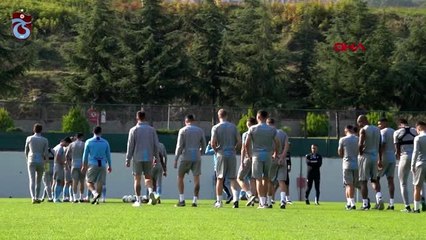 Spor trabzonspor'da başakşehir maçı hazırlıkları başladı