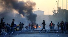 Irak'ta yolsuzluk protestoları tekrardan başladı! Polis biber gazıyla müdahale etti
