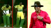 Nigeria Batsman Stops Batting | மைதானத்தை விட்டு ஓடிய நைஜீரிய கிரிக்கெட் வீரர் !!