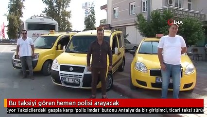 Bu taksiyi traikte gören polisi arasın!