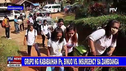 Grupo ng kababaihan IPs, binuo, insurgency sa Zamboanga