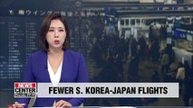 No. of flights between S. Korea and Japan to decline 18% this winter