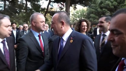 Dışişleri Bakanı Çavuşoğlu, Azerbaycan'da Ziraat Bankası şubesi açılışına katıldı - BAKÜ
