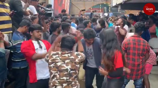 Low key celebrations in Chennai, Violence in Krishnagiri: Vijay fans welcome 'Bigil'