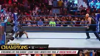 Roman Reigns and Erick Rowan confrontation turns into wild brawl- SmackDown LIVE, Sept. 10, 2019 - YouTube