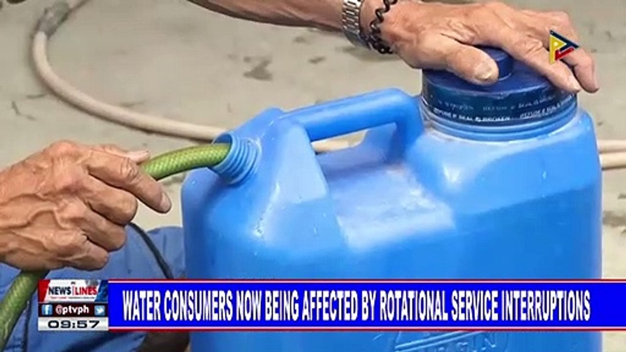 Water consumers now being affected by rotational service interruptions