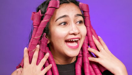 We tried a heatless curl kit on our natural hair