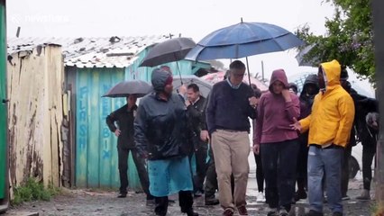 Bill and Melinda Gates visit school in Cape Town township of Khayelitsha