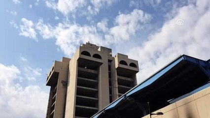 Irak'ta Yeşil Bölge'ye yakınlaşmak isteyen göstericilere müdahale (3)