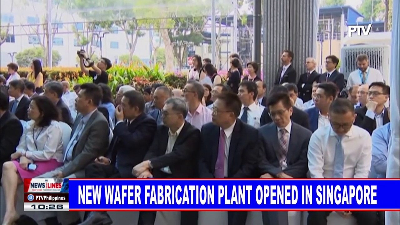 New wafer fabrication plant opened in Singapore