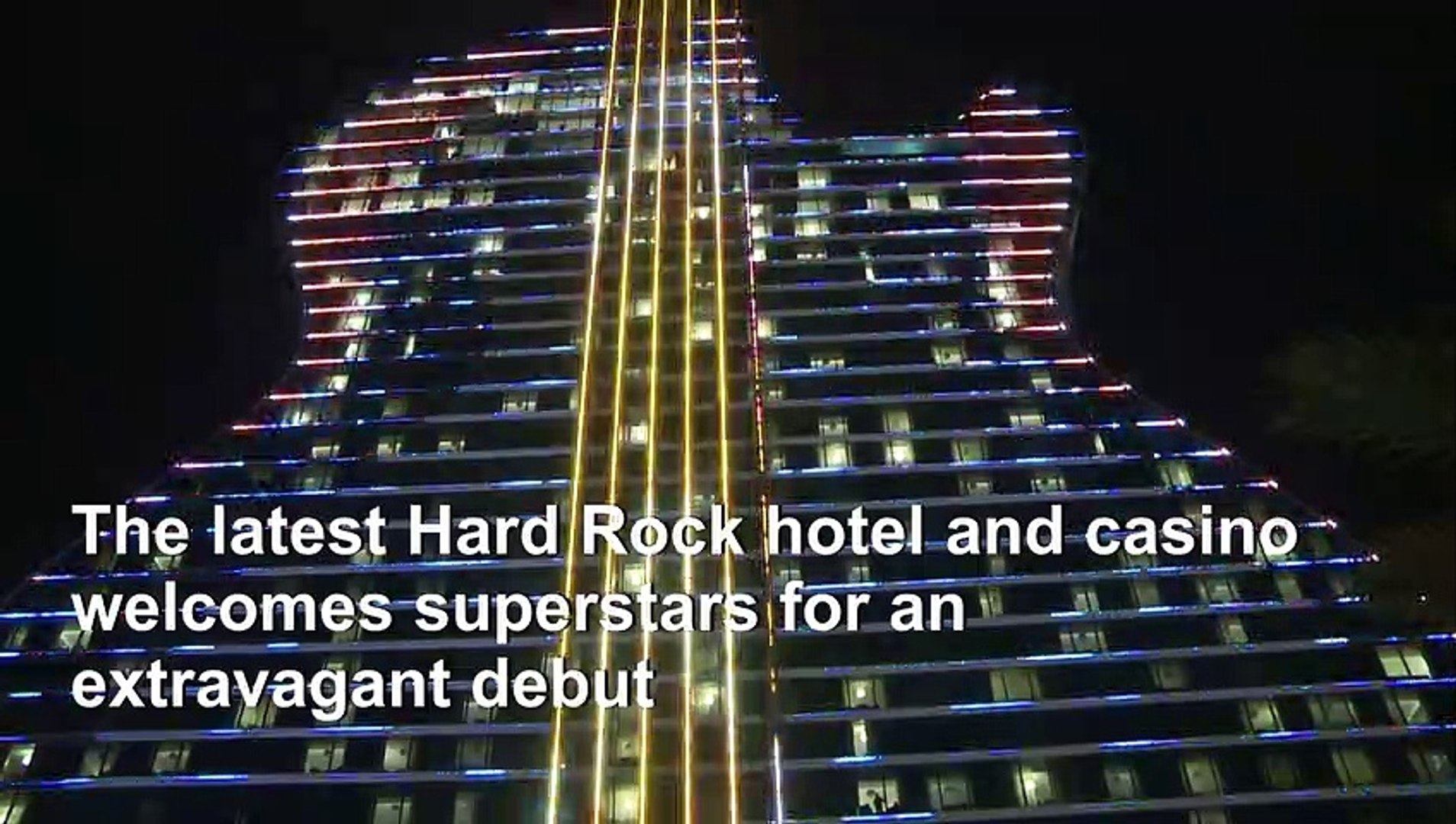 ⁣Hard Rock inaugurates world's first guitar casino