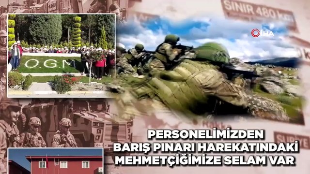 Tarım ve Orman Bakanlığı personelinden Mehmetçiğe asker selam