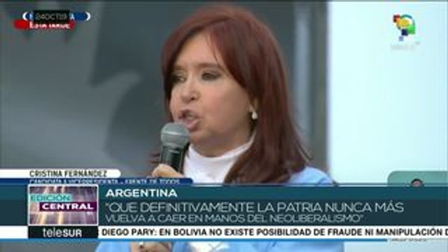 Argentina: candidatos realizan actos de cierre de campaña