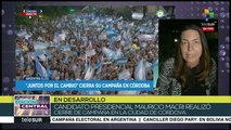 Mauricio Macri cierra campaña electoral en Córdoba