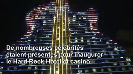 Hard Rock inaugure un immense hôtel en forme de guitare en Floride
