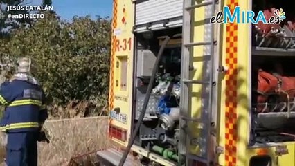 En llamas una zona de Jerez utilizada ilegalmente para quemar cables y extraer su cobre1
