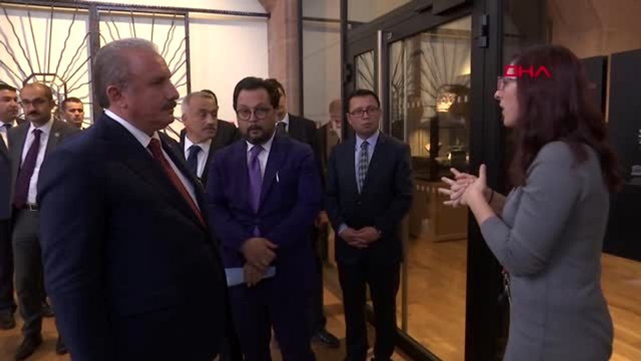 Tbmm başkanı şentop, strazburg'daki tarihi bibliotheque humaniste selestat kütüphanesini ziyaret...