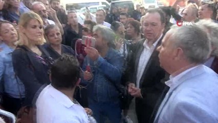 Akhisar'da özel hastanede işçiler haczi protesto edip memurları içeri sokmadı
