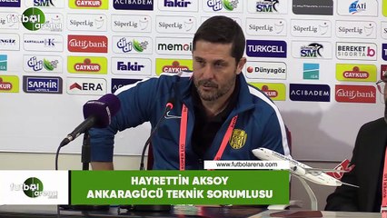 Hayrettin Aksoy: "Golü yedikten sonra demoralize olduk"