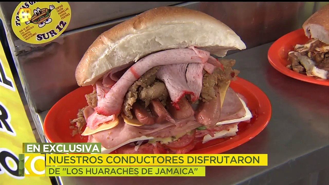 Nuestros conductores disfrutaron de Los Huaraches de Jamaica. | Ventaneando