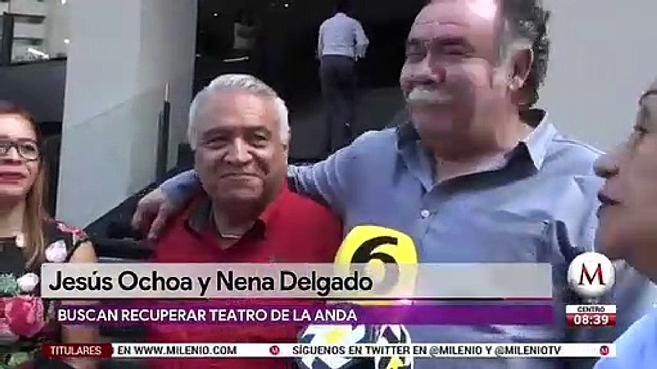 Jesús Ochoa y Nena Delgado buscan recuperar teatro de La Anda