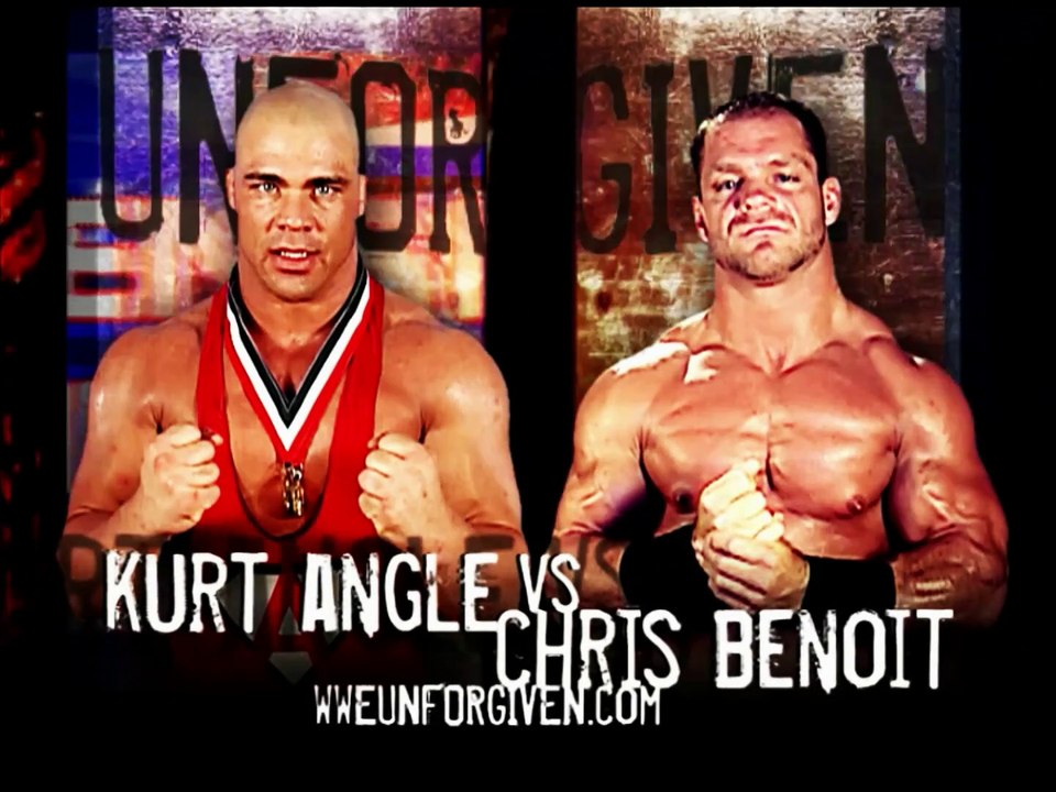Kurt Angle vs Chris Benoit WWE Unforgiven 2002 Promo