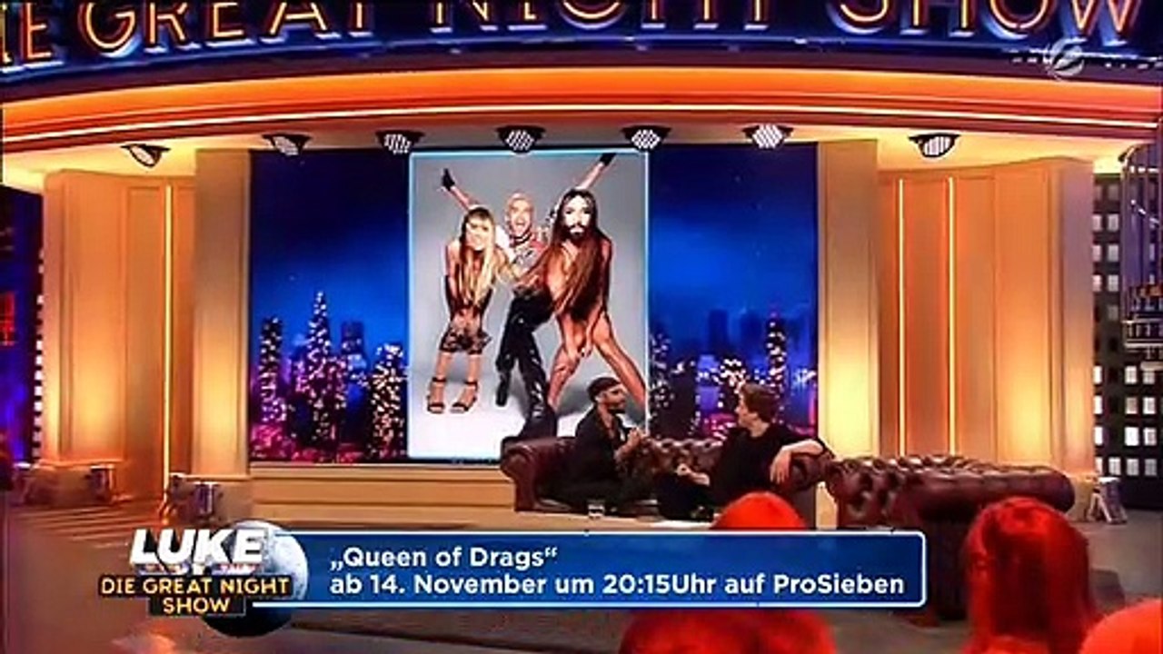 Conchita WURST Interview + Drag LUKE Die GreatNightShow 25.10.2019