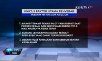 KNKT Ungkap Penyebab Kecelakaan Lion Air JT 610