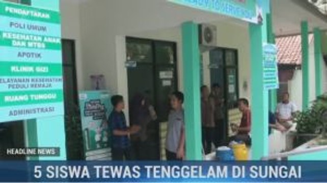 Lima Siswa SMP Tewas Tenggelam di Sungai Baduy