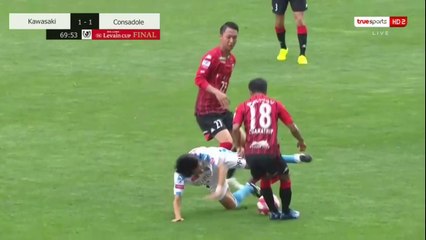 คอนซาโดเล่ ซัปโปโร vs คาวาซากิ ฟรอนตาเล่ (ครึ่งหลัง) J.League YBC Levain Cup | Consadole Sapporo vs Kawasaki Frontale (Second-half) (北海道コンサドーレ札幌 × 川崎フロンターレ )