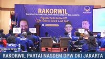 Rakorwil DPW DKI Bahas Persiapan Kongres II NasDem
