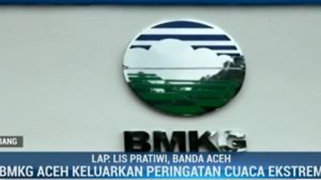 BMKG Aceh Keluarkan Peringatan Dini Cuaca Ekstrem
