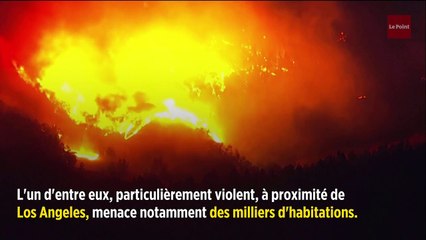 Californie : des milliers d'habitants déplacés à cause des incendies